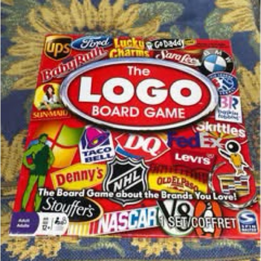 The Logo Board Game - FAMILY FUN! Like brand new! Directions included
